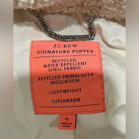 J.Crew  NWOT puffer jacket made with Primaloft size XL - Picture 6 of 10
